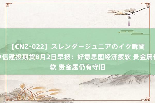 【CNZ-022】スレンダージュニアのイク瞬間 4時間 中信建投期货8月2日早报：好意思国经济疲软 贵金属仍有守旧