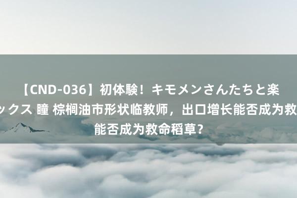 【CND-036】初体験！キモメンさんたちと楽しいセックス 瞳 棕榈油市形状临教师，出口增长能否成为救命稻草？