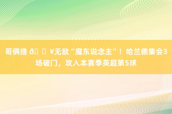 哥俩撸 ?无敌“魔东说念主”！哈兰德集会3场破门，攻入本赛季英超第5球