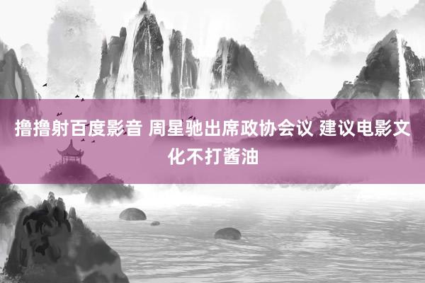 撸撸射百度影音 周星驰出席政协会议 建议电影文化不打酱油