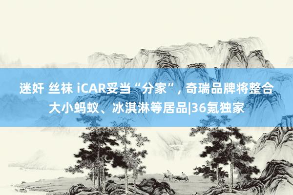 迷奸 丝袜 iCAR妥当“分家”, 奇瑞品牌将整合大小蚂蚁、冰淇淋等居品|36氪独家